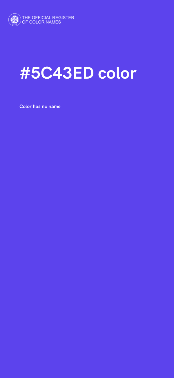 #5C43ED color image