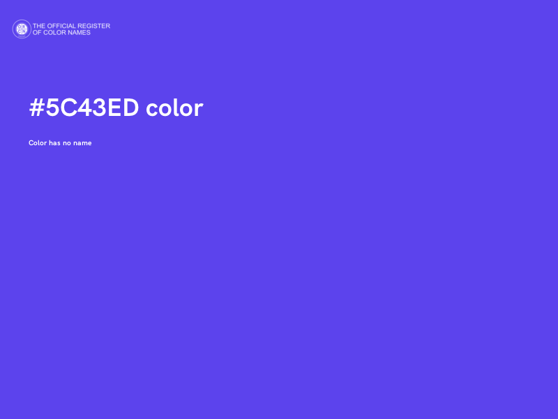 #5C43ED color image