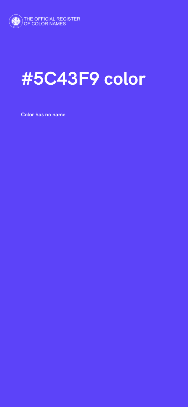 #5C43F9 color image