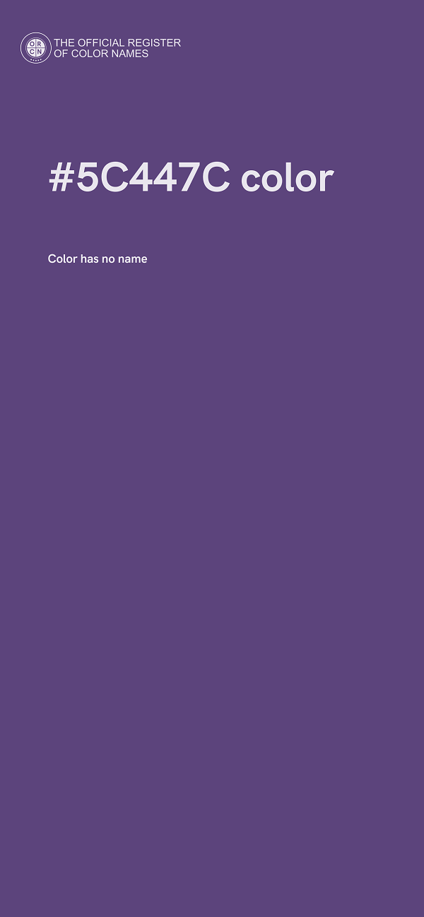 #5C447C color image