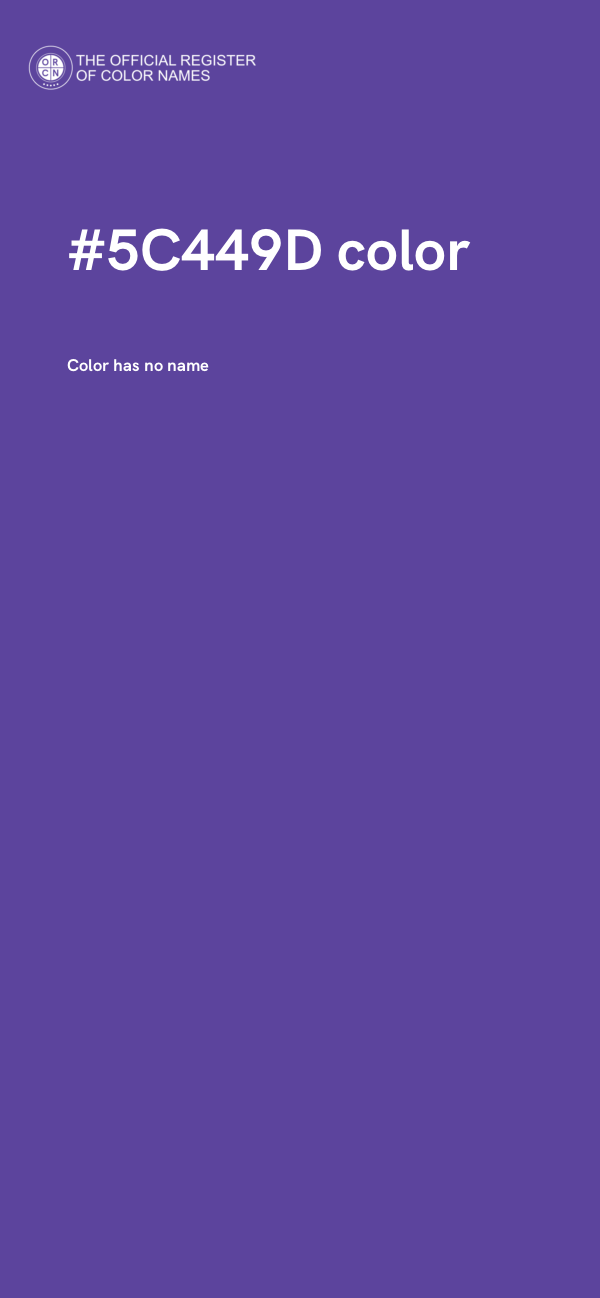 #5C449D color image