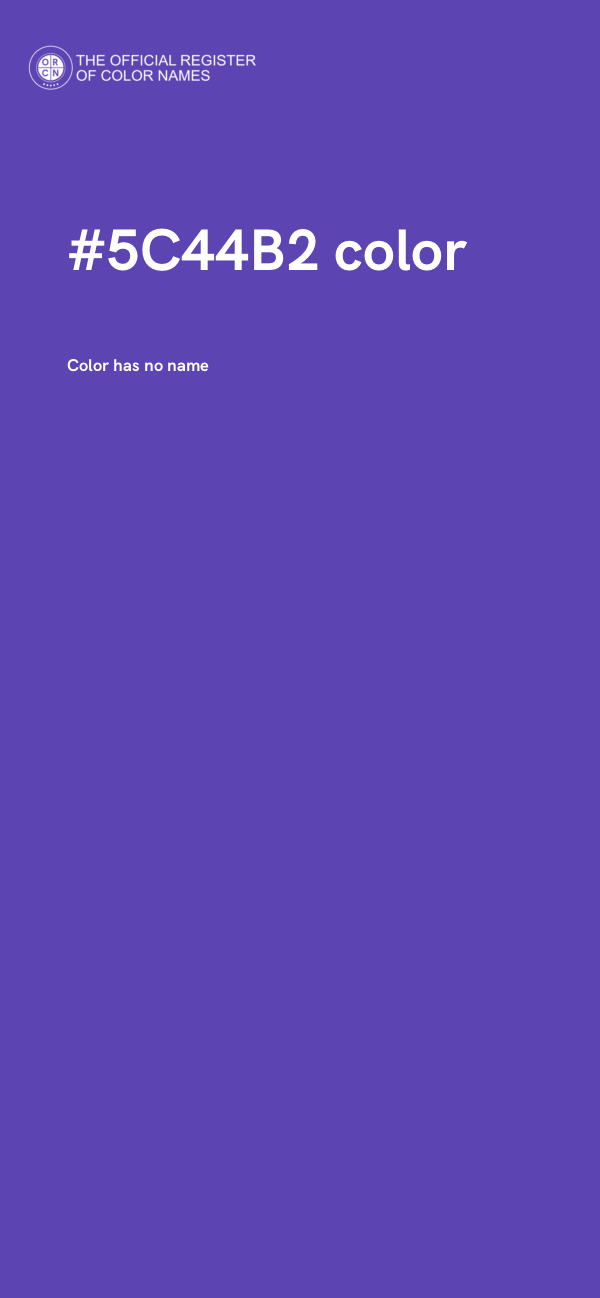 #5C44B2 color image