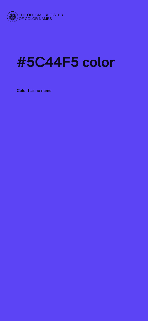 #5C44F5 color image