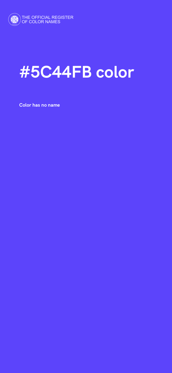 #5C44FB color image