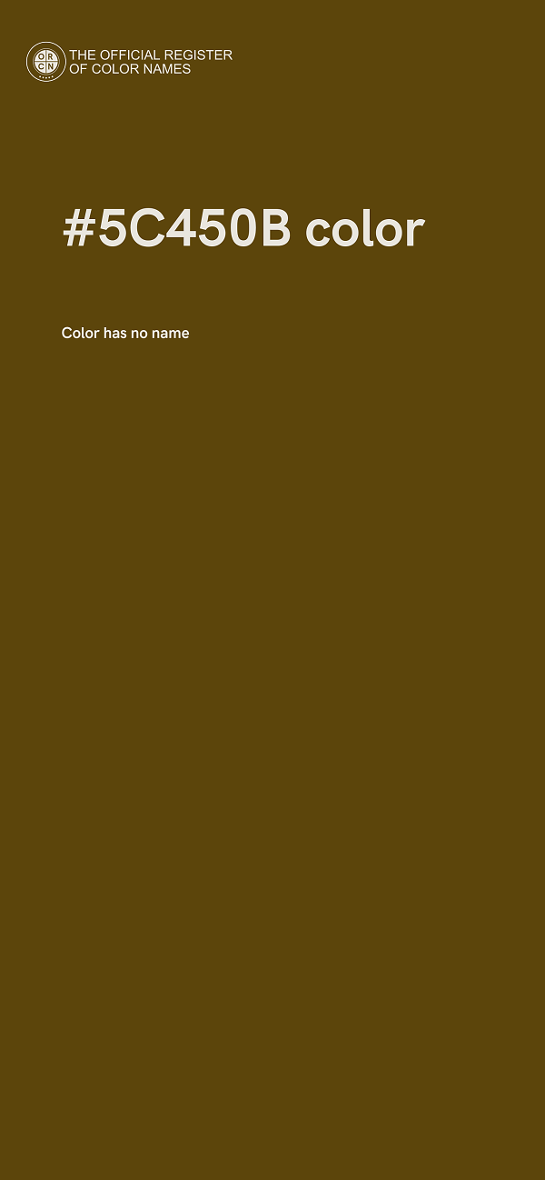 #5C450B color image