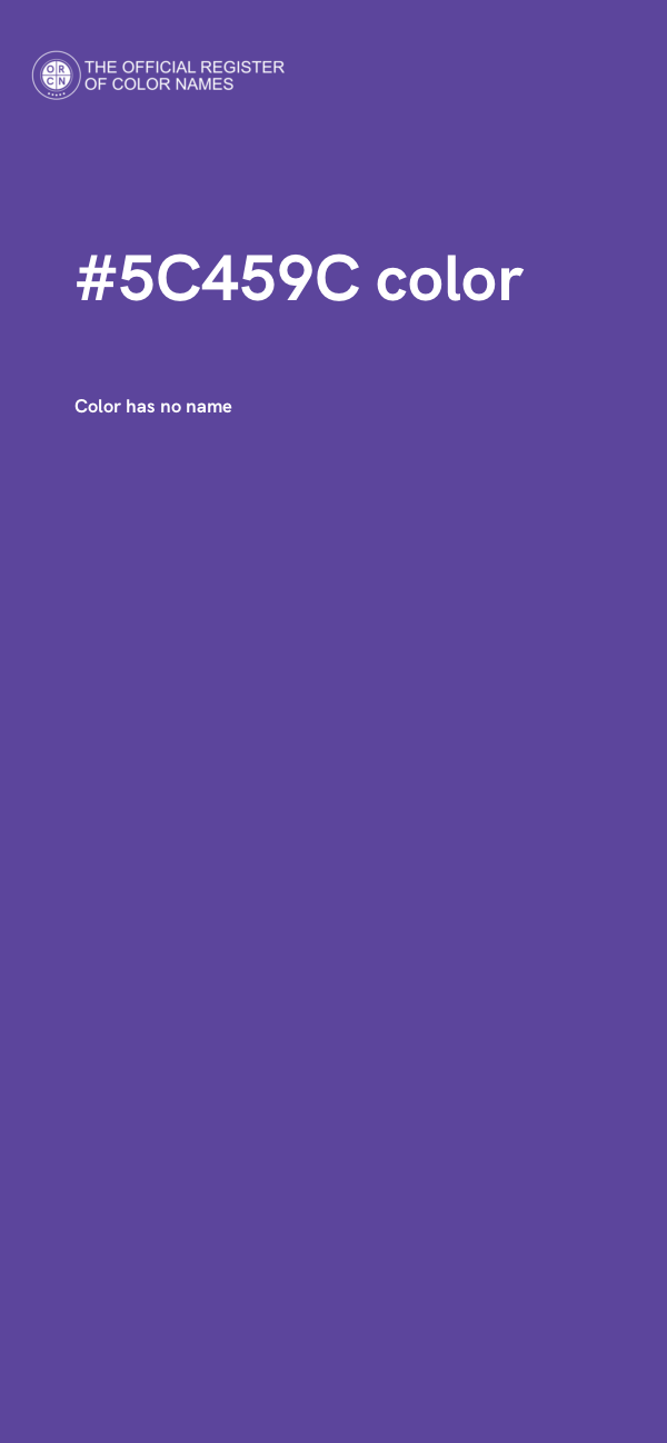 #5C459C color image