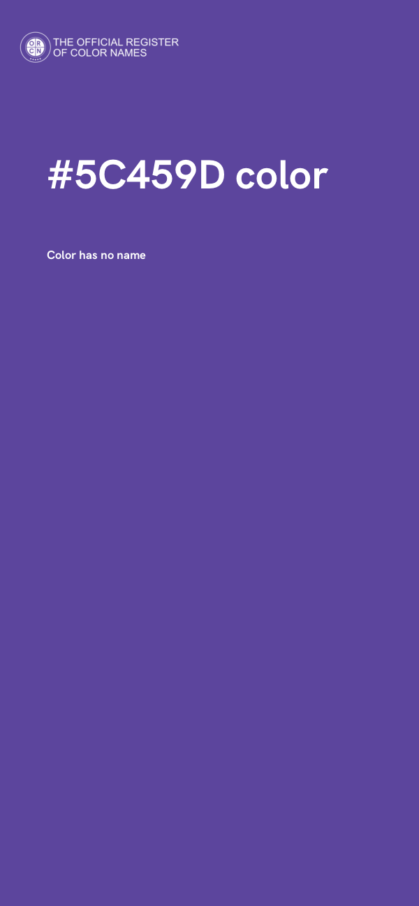 #5C459D color image