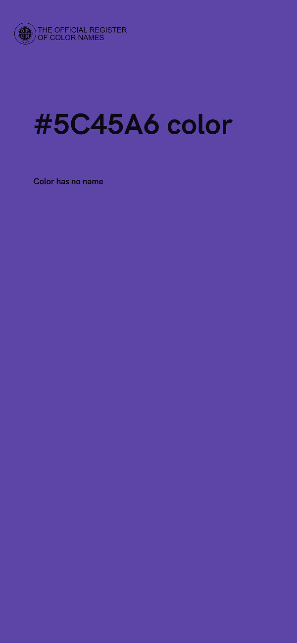 #5C45A6 color image