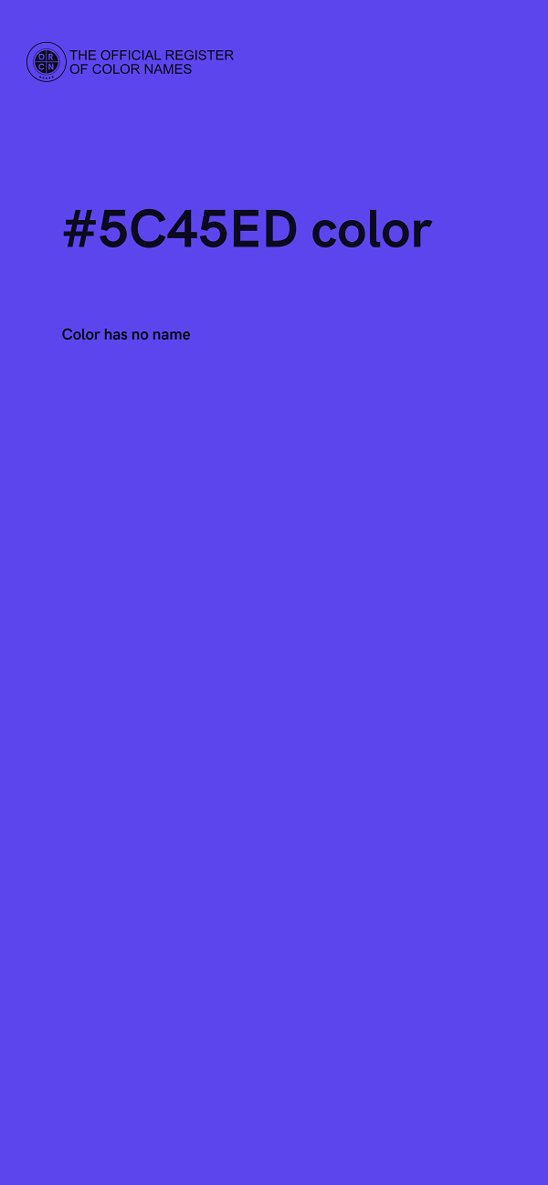 #5C45ED color image