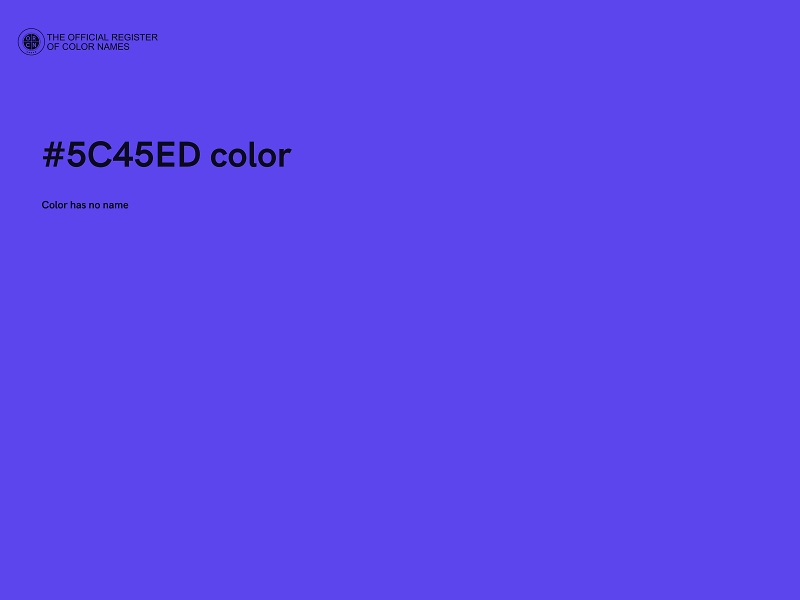 #5C45ED color image