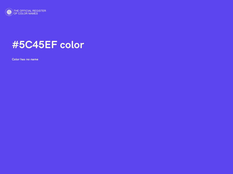 #5C45EF color image