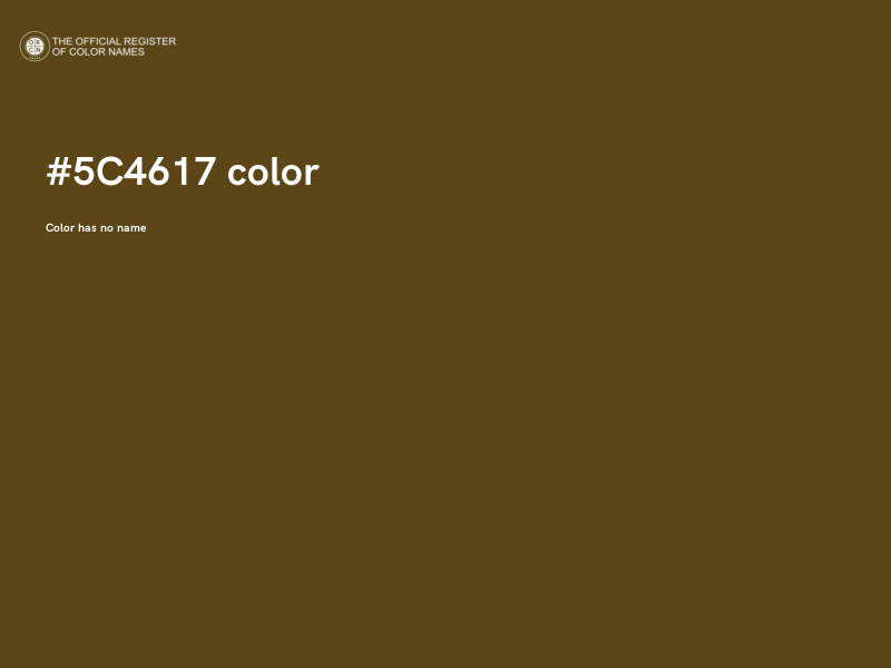 #5C4617 color image