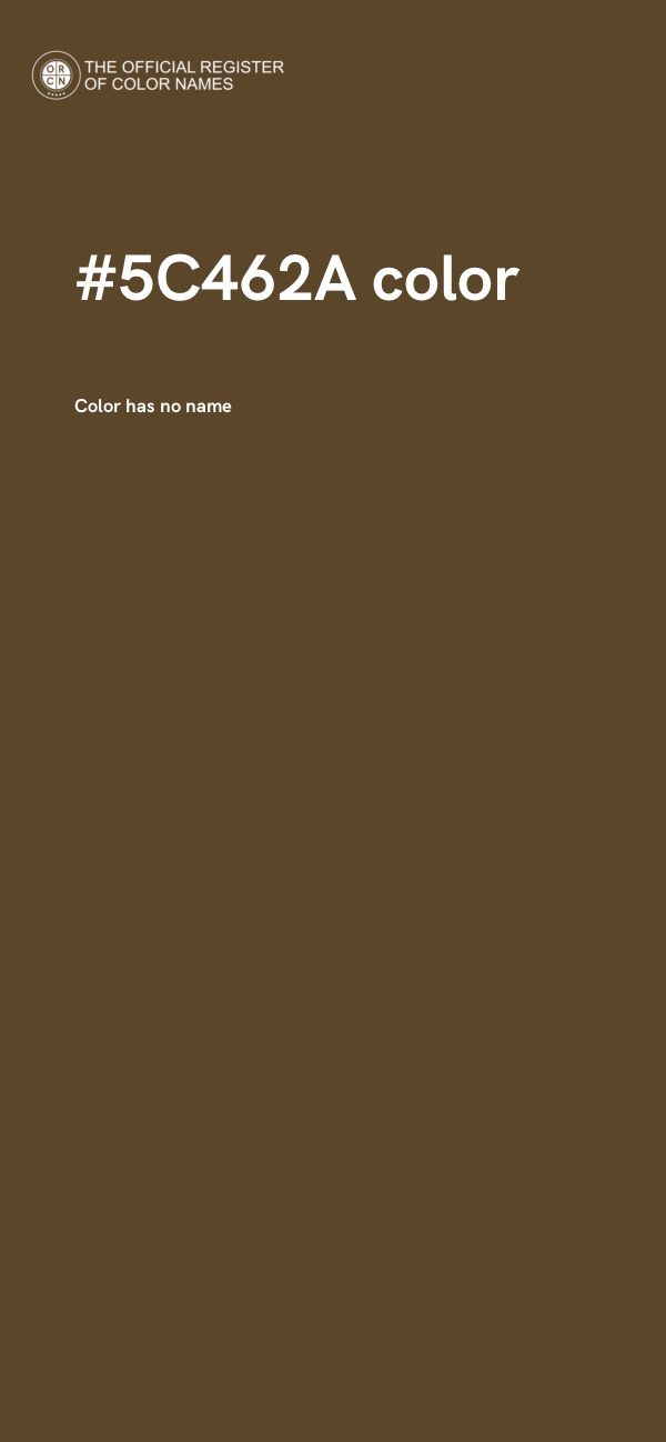 #5C462A color image