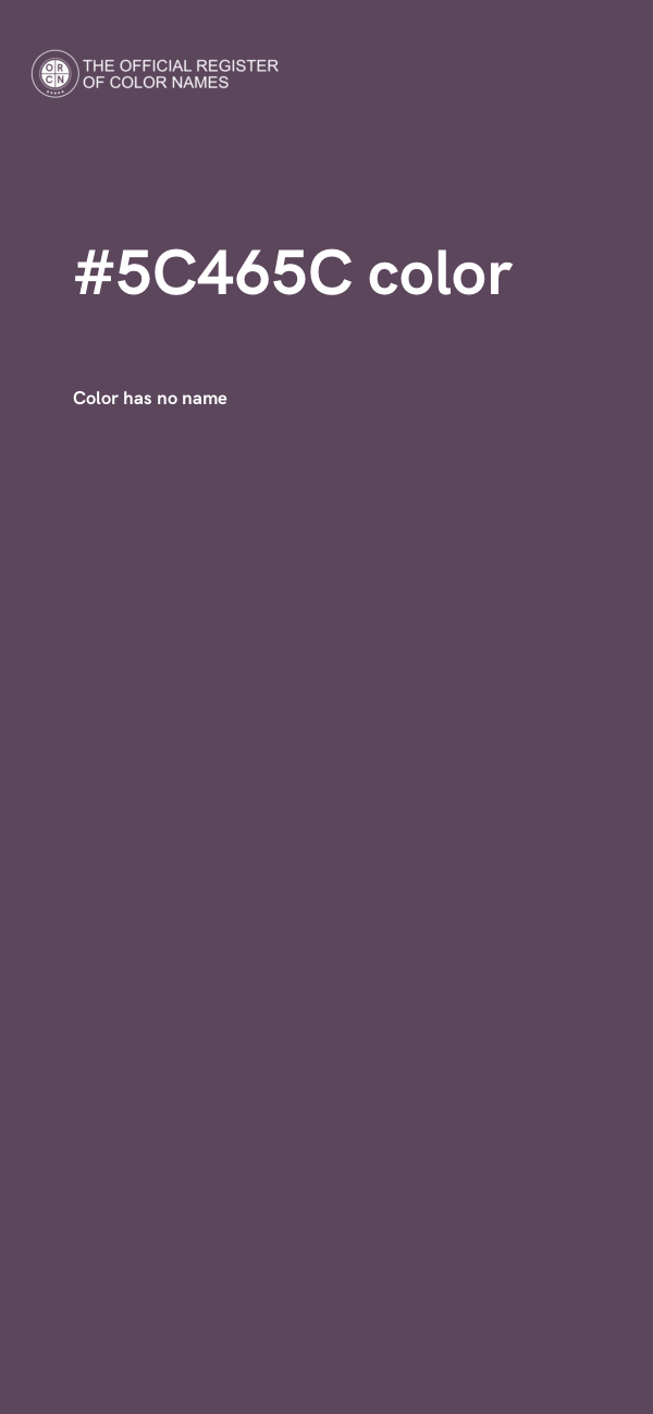 #5C465C color image
