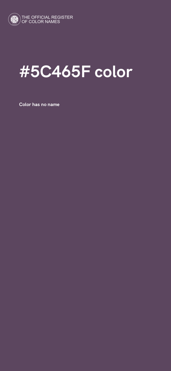 #5C465F color image
