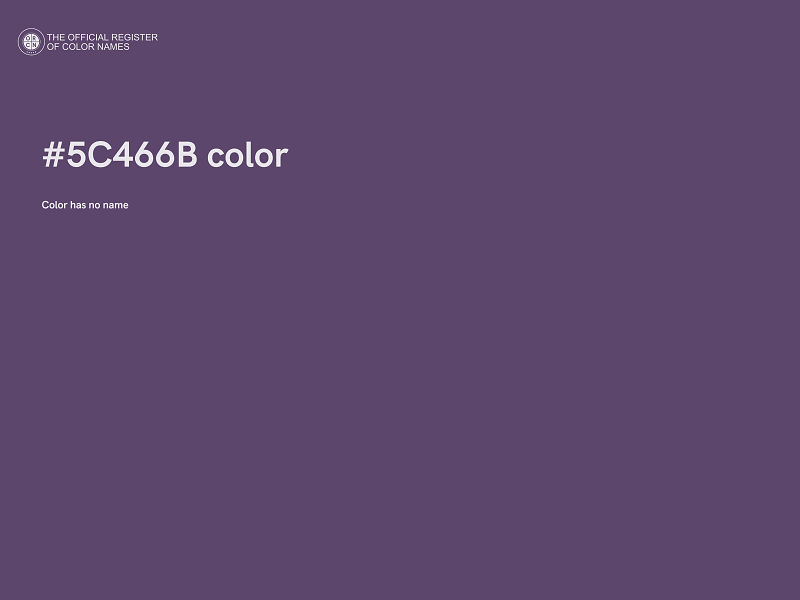 #5C466B color image