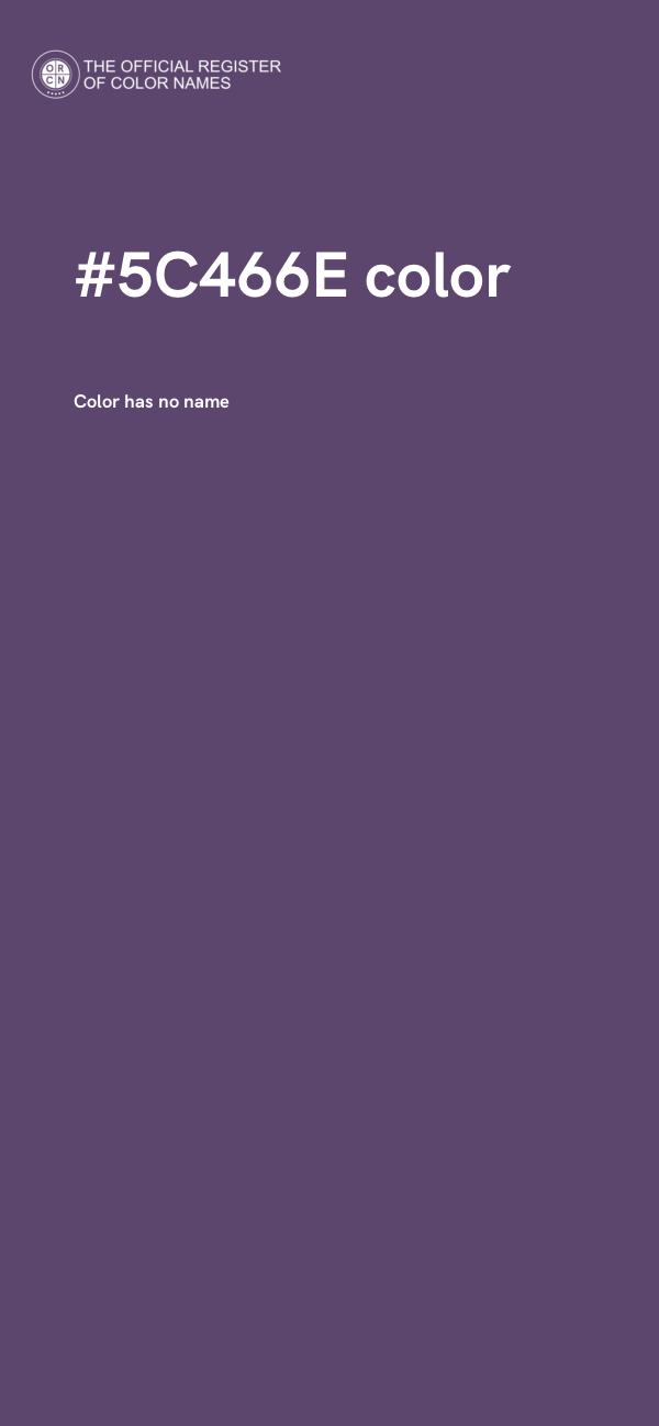 #5C466E color image