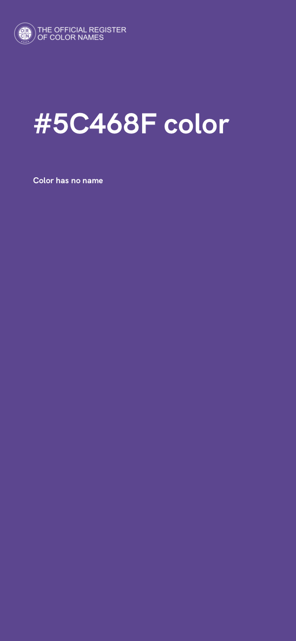 #5C468F color image