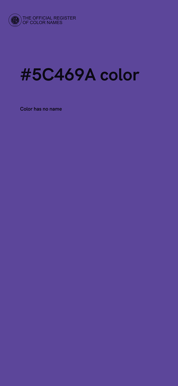 #5C469A color image