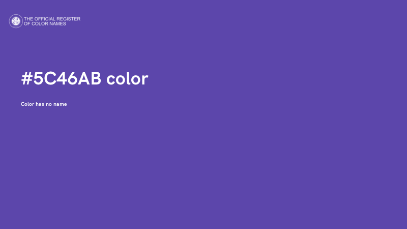 #5C46AB color image