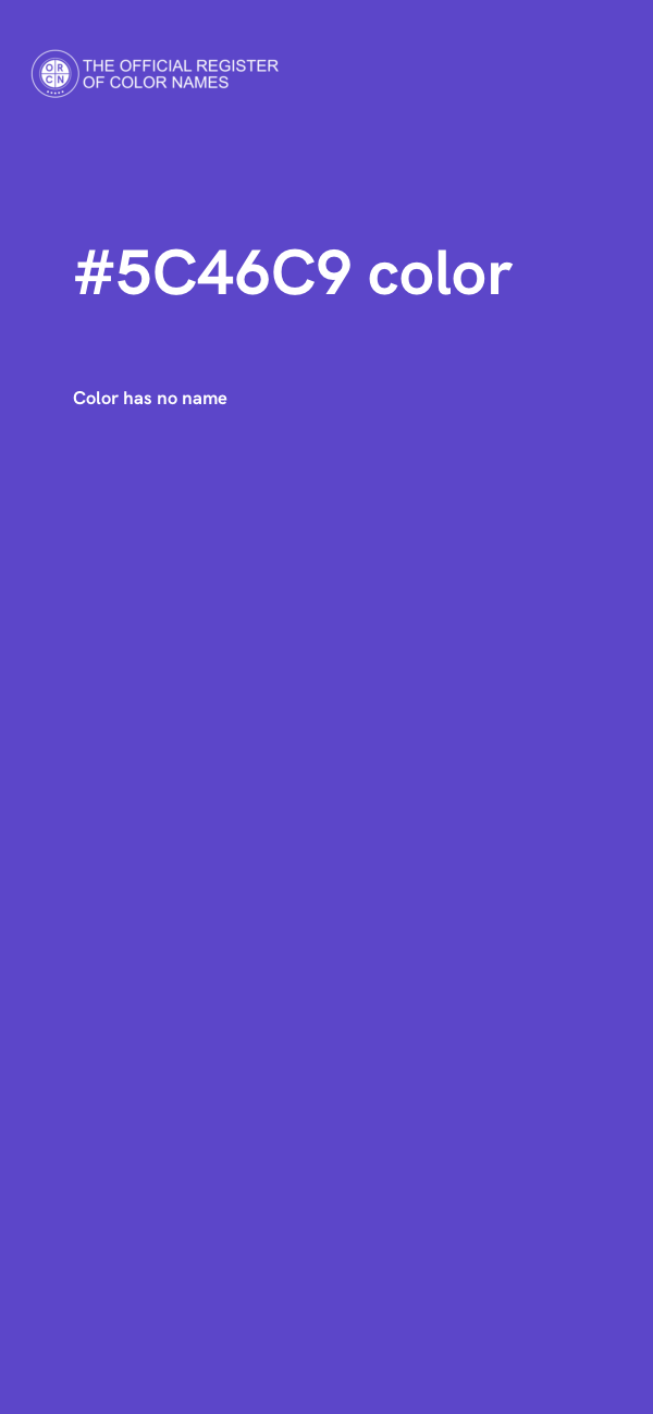 #5C46C9 color image