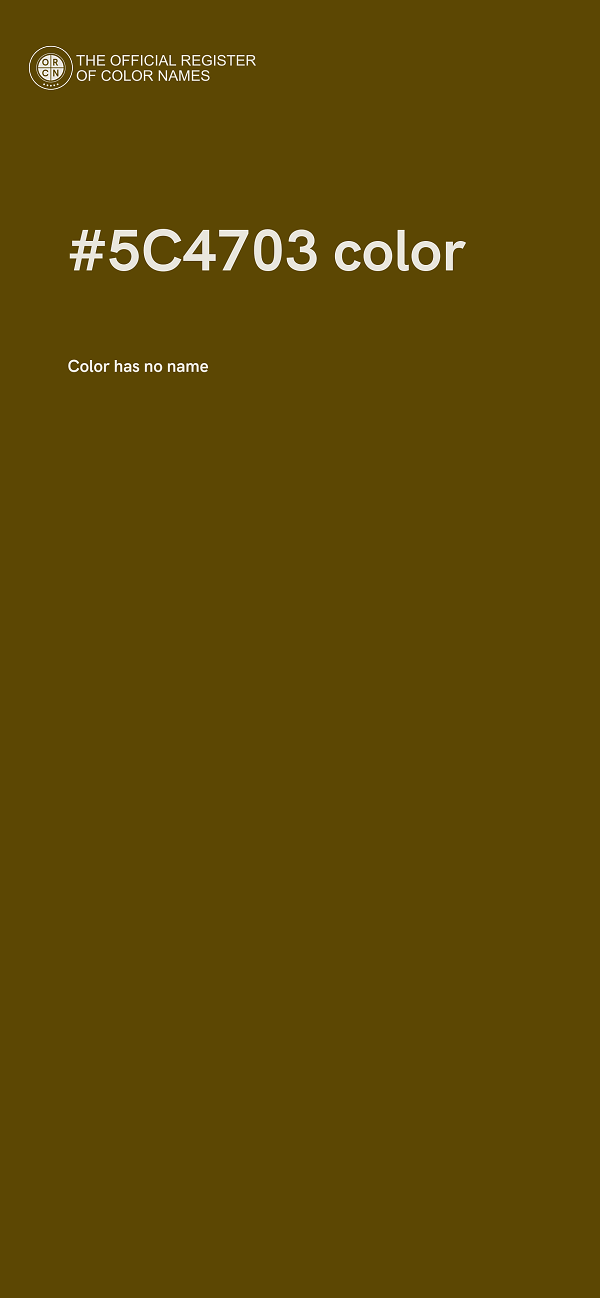 #5C4703 color image