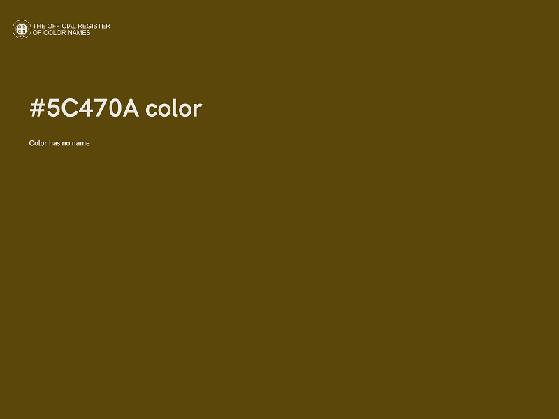 #5C470A color image