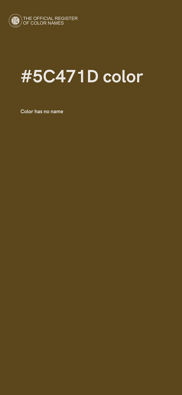 #5C471D color image