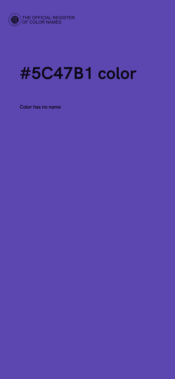 #5C47B1 color image