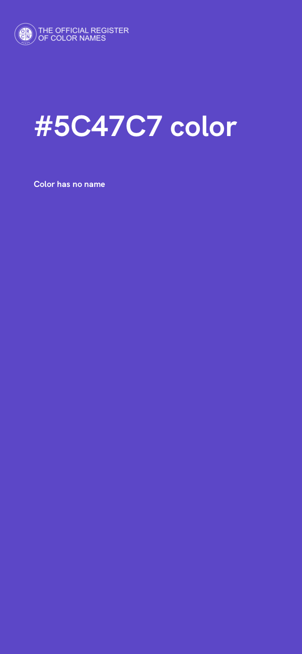 #5C47C7 color image