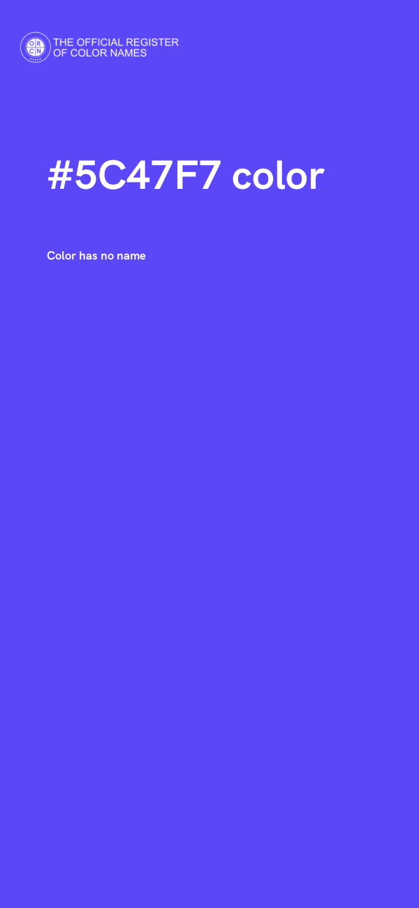 #5C47F7 color image