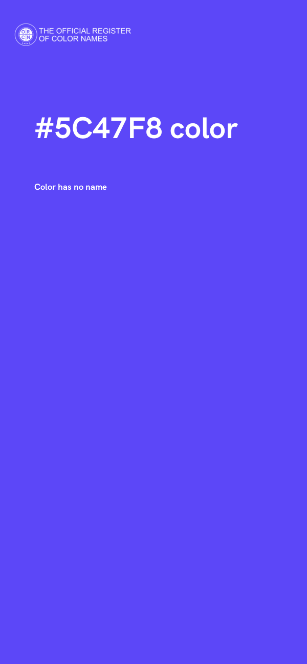 #5C47F8 color image