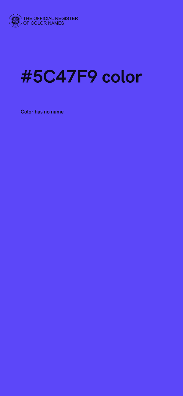 #5C47F9 color image