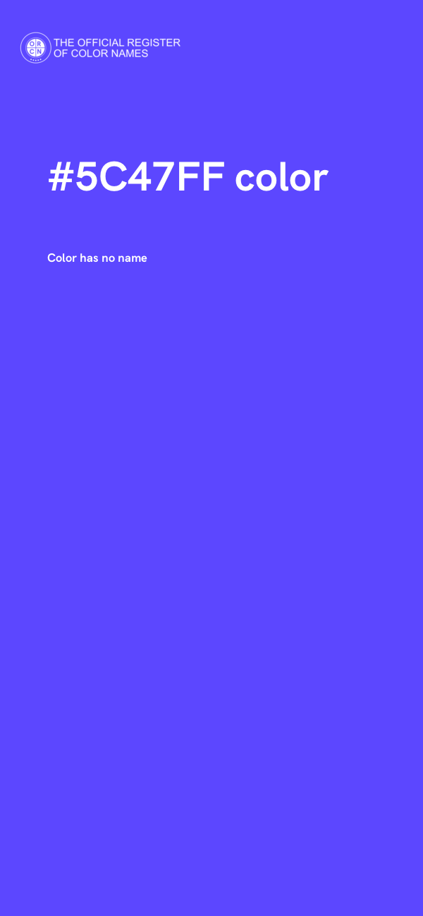 #5C47FF color image