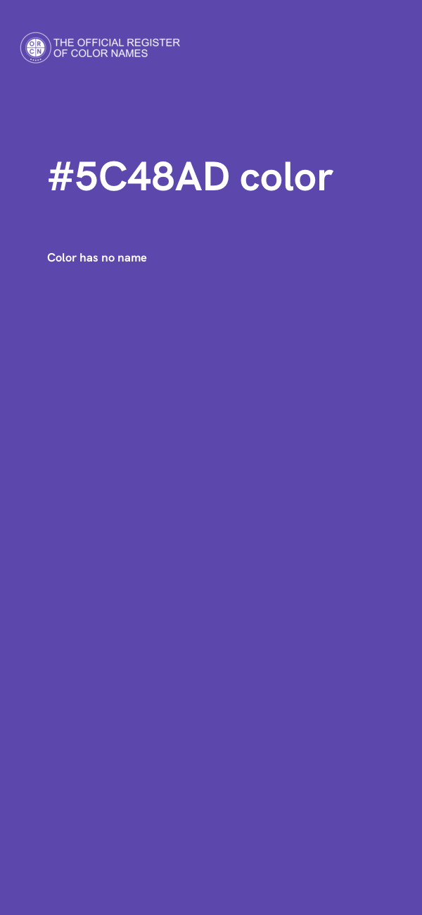 #5C48AD color image