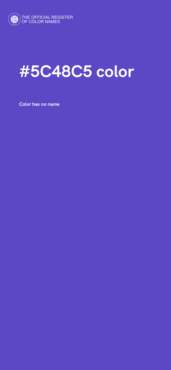 #5C48C5 color image