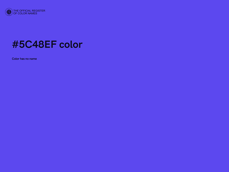 #5C48EF color image