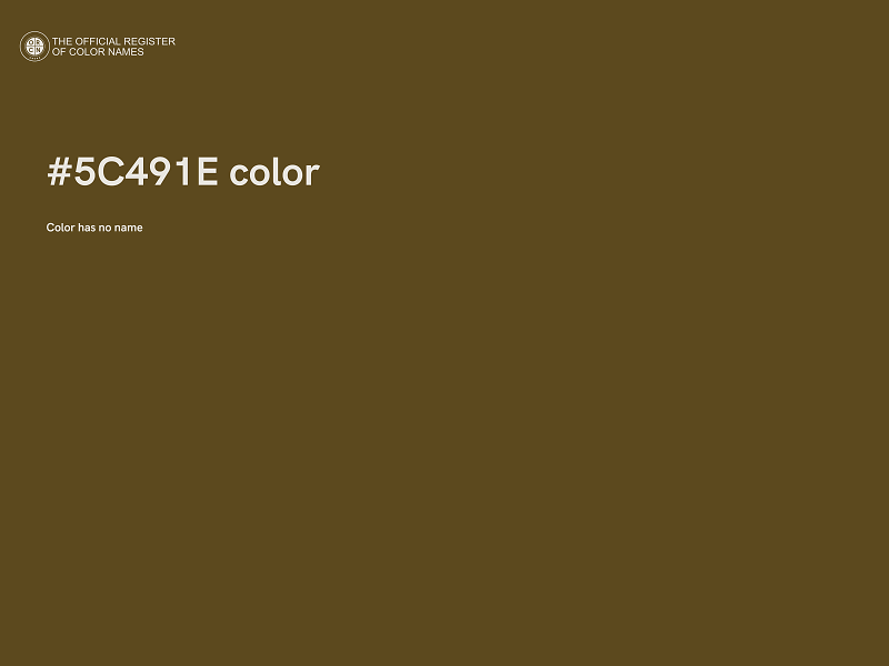 #5C491E color image