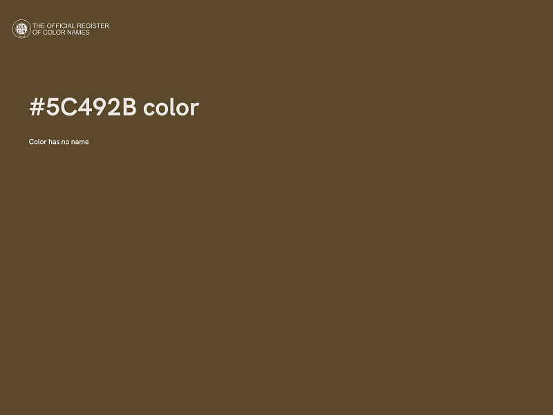 #5C492B color image