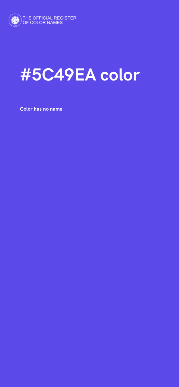#5C49EA color image