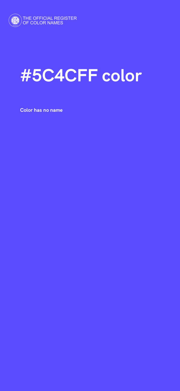 #5C4CFF color image
