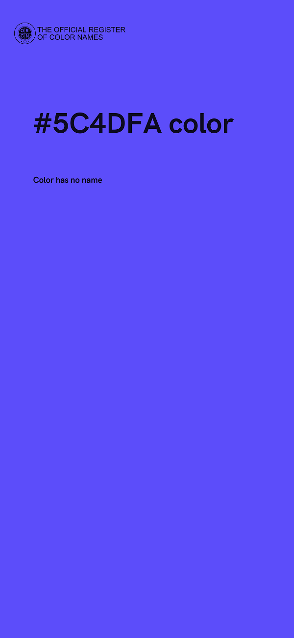 #5C4DFA color image