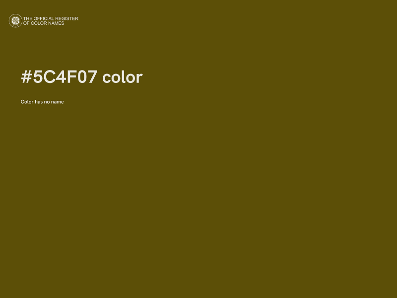 #5C4F07 color image
