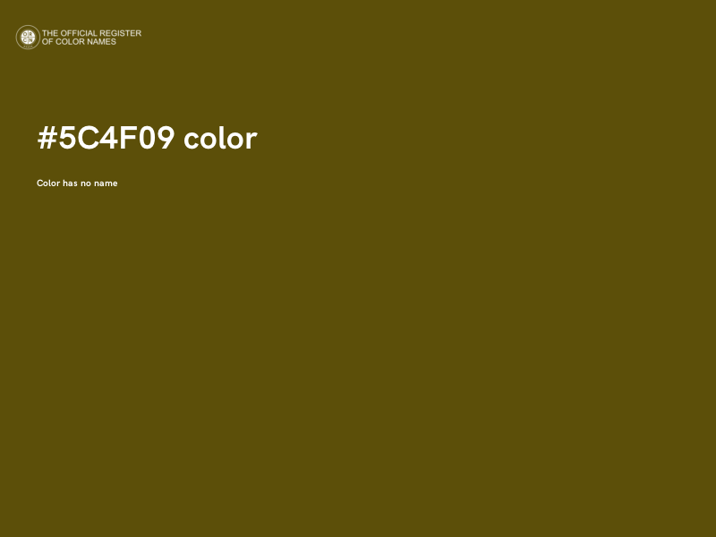 #5C4F09 color image