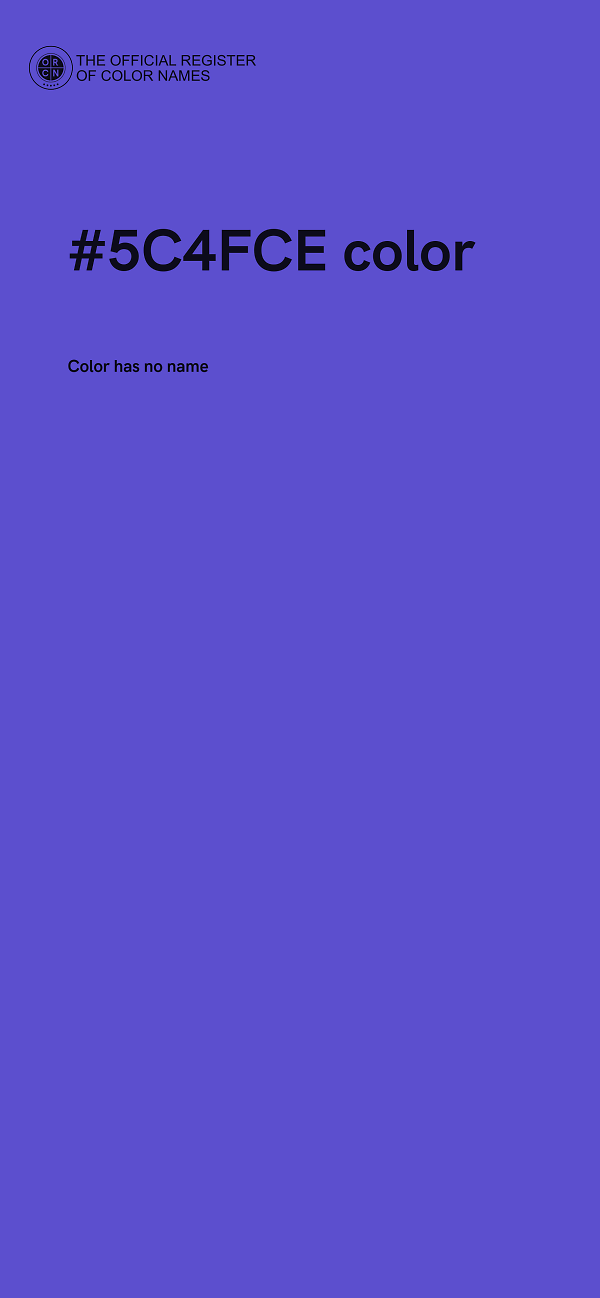 #5C4FCE color image