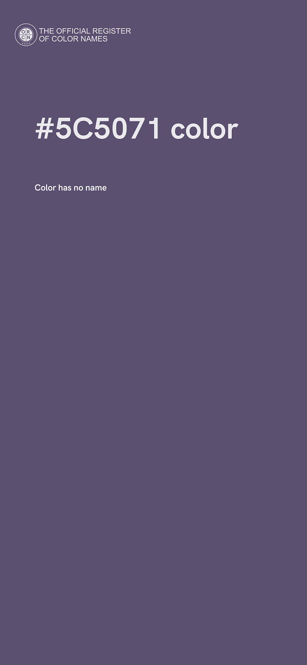 #5C5071 color image