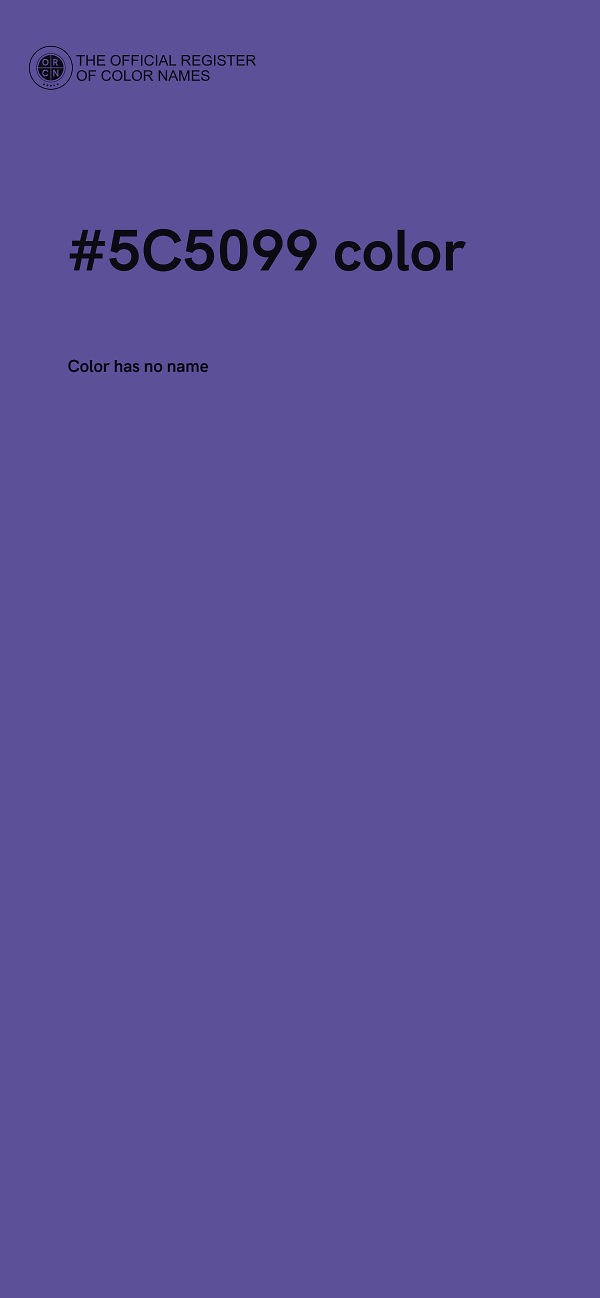 #5C5099 color image