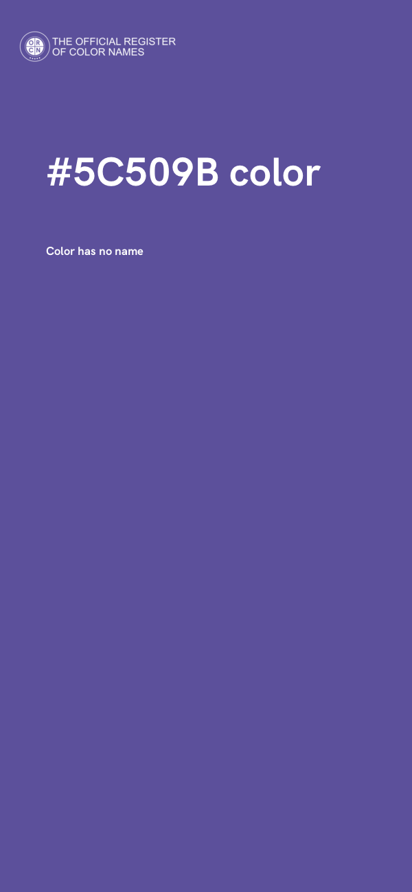 #5C509B color image