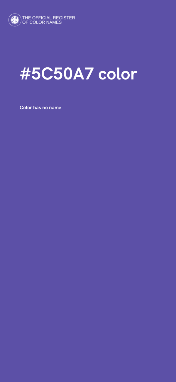 #5C50A7 color image