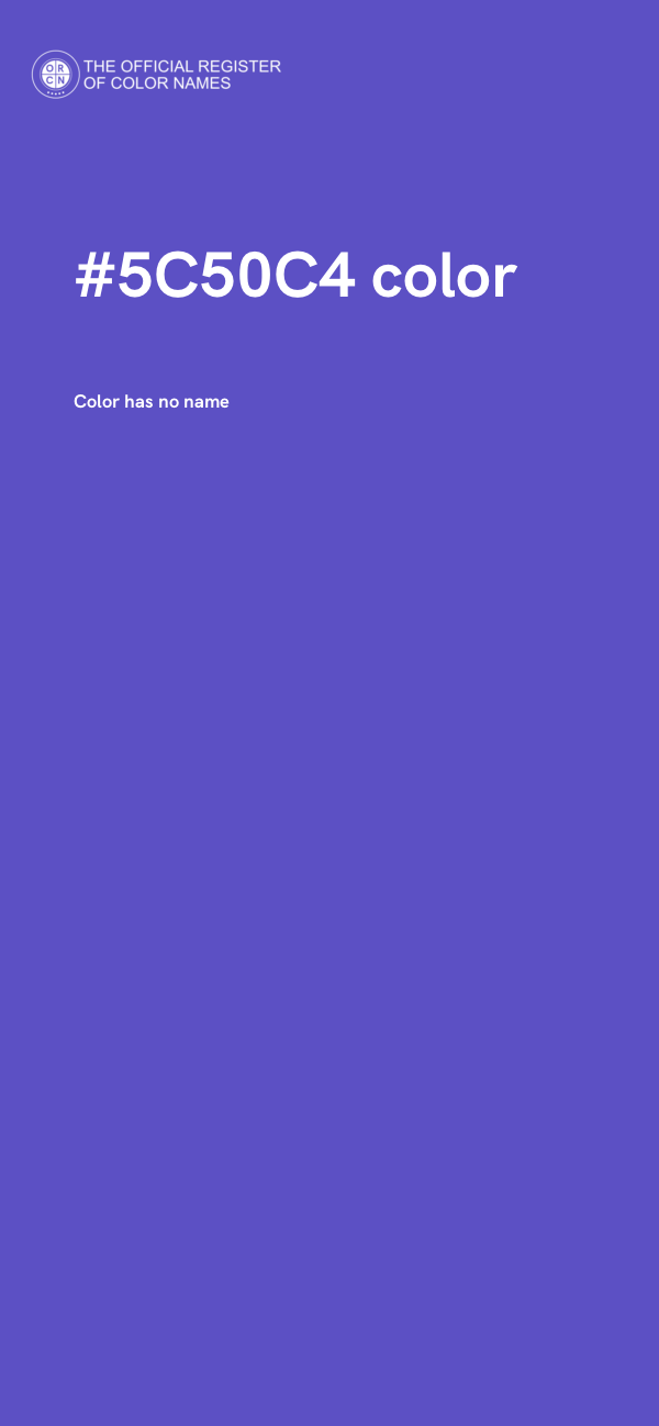 #5C50C4 color image